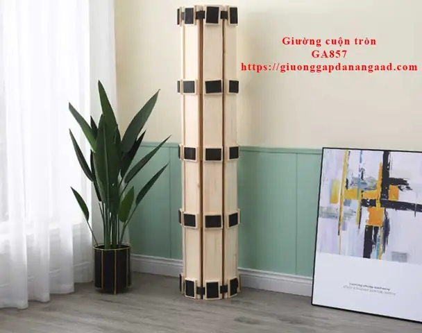 Giường Cuộn Tròn Gỗ Thông Giường Cuộn Tròn Gỗ Thông