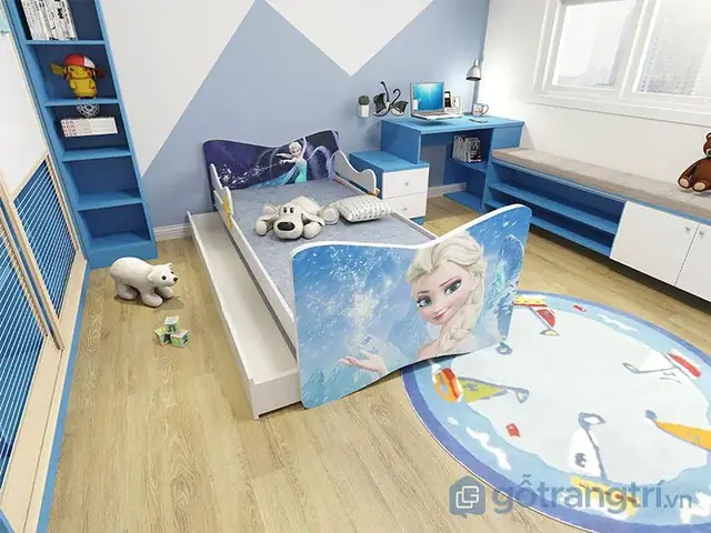 Giường Trẻ Em Thông Minh Có Tầng Phụ Giường Trẻ Em Thông Minh Có Tầng Phụ