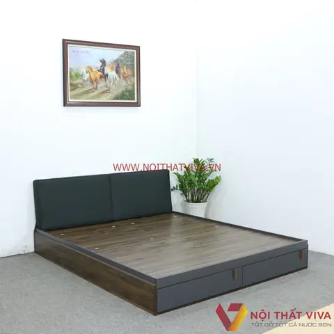 Các Bước Hướng Dẫn Đặt Hàng Giường Gỗ Ép Công Nghiệp Mfc Nhập Khẩu Có Hộc Kéo + Đầu Nệm Cao Cấp