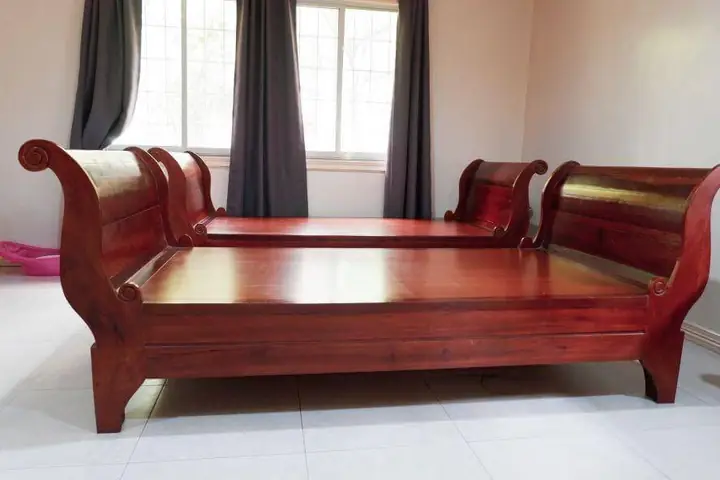 Giường Gỗ Hương Đỏ 1m2 Giường Gỗ Hương Đỏ 1m2