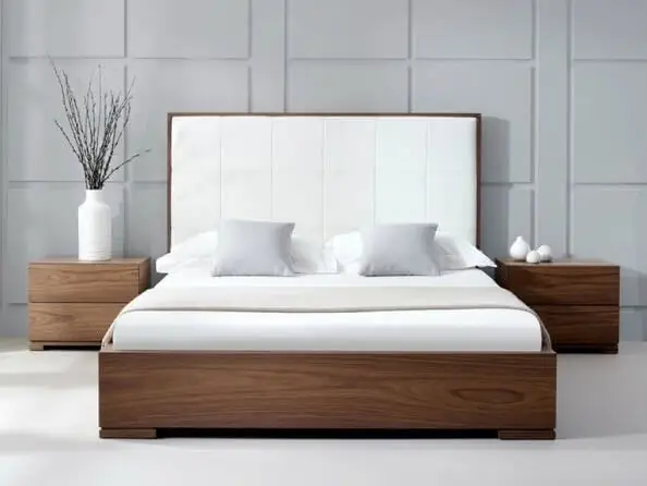 Giường Gỗ Công Nghiệp Mdf Phủ Giấy Giường Gỗ Công Nghiệp Mdf Phủ Giấy