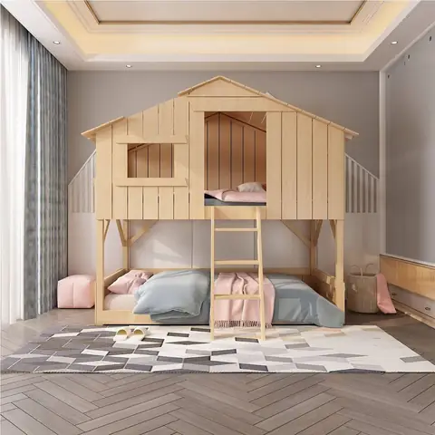 Giường Ngủ Hình Ngôi Nhà Cho Bé Gái Giường Ngủ Hình Ngôi Nhà Cho Bé Gái