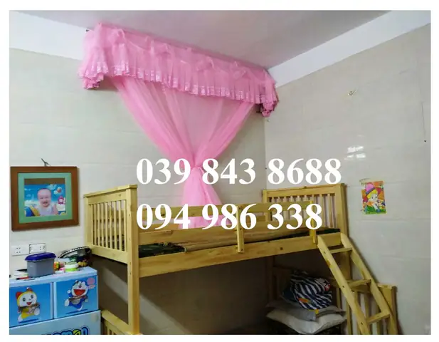 Màn Khung Xếp Cho Giường Tầng.