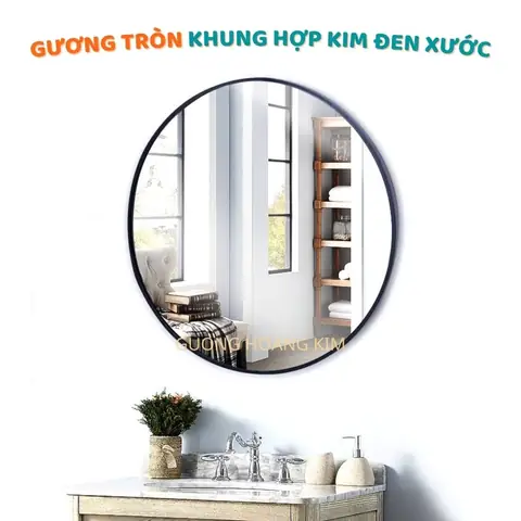 Gương Tròn Trang Điểm Treo Tường