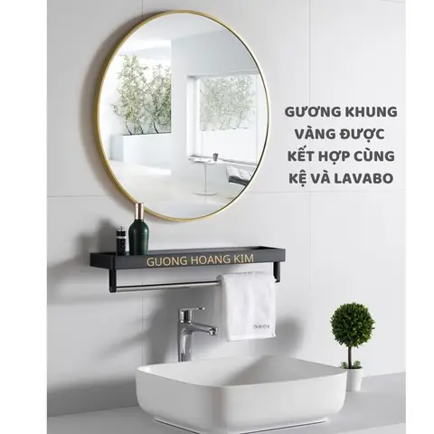 Gương Tròn Trang Điểm Treo Tường