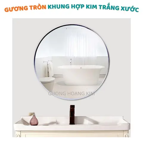 Gương Tròn Trang Điểm Treo Tường