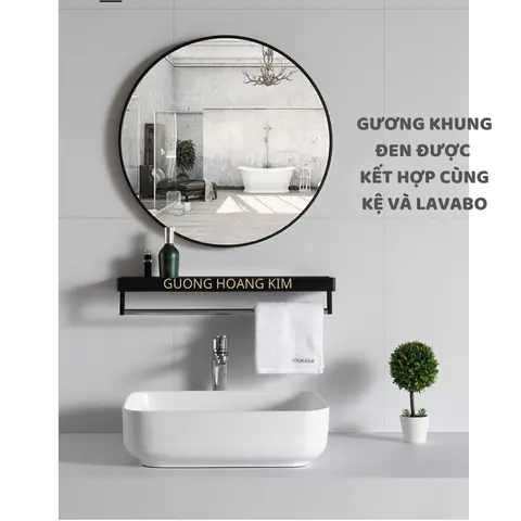 Gương Tròn Trang Điểm Treo Tường