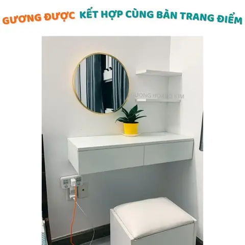 Gương Tròn Trang Điểm Treo Tường
