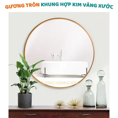 Gương Tròn Trang Điểm Treo Tường