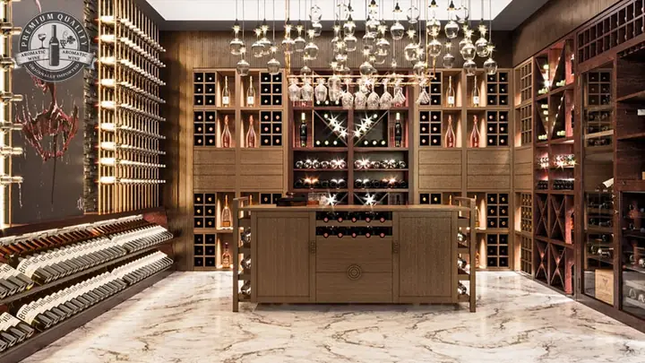 Thiết Kế Hầm Rượu Phong Cách Luxury