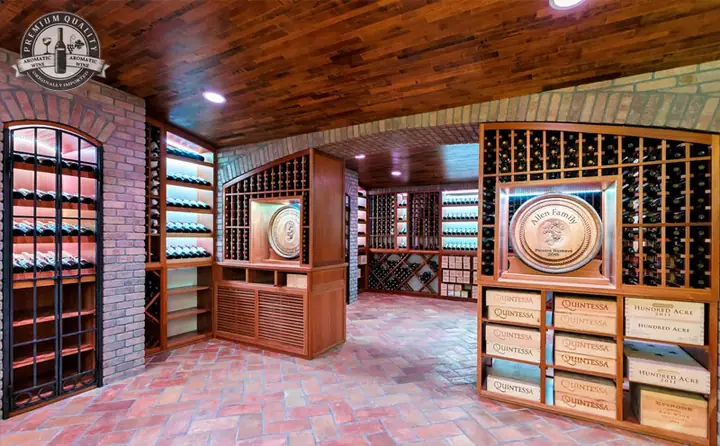 Thiết Kế Hầm Rượu Với Chất Liệu Gỗ Tự Nhiên