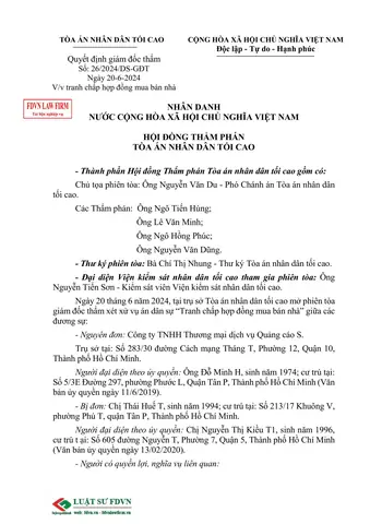 Hợp Đồng Mua Bán Nội Thất