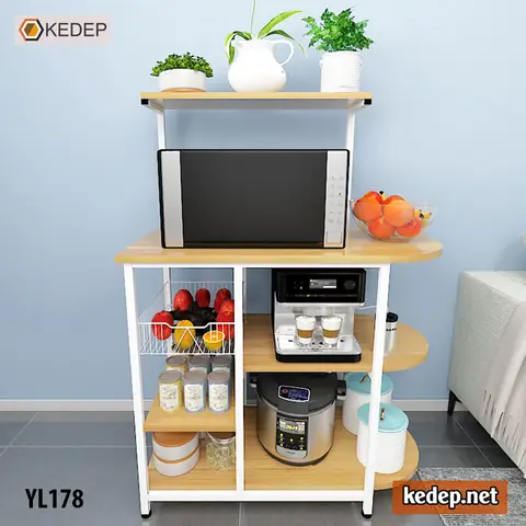 Kệ Bếp Bằng Gỗ Đẹp