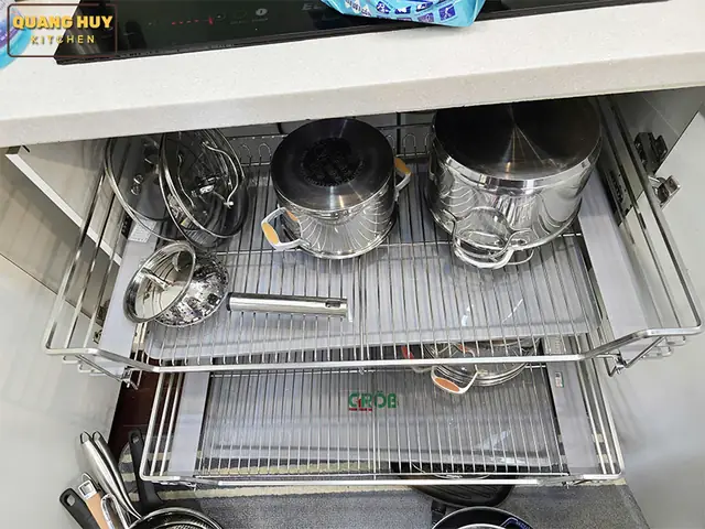 Thông Tin Giá Kệ Để Xoong Nồi Inox 304 Nan Vuông