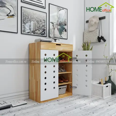 Mẫu Kệ Gỗ Để Giày Dép Hiện Đại