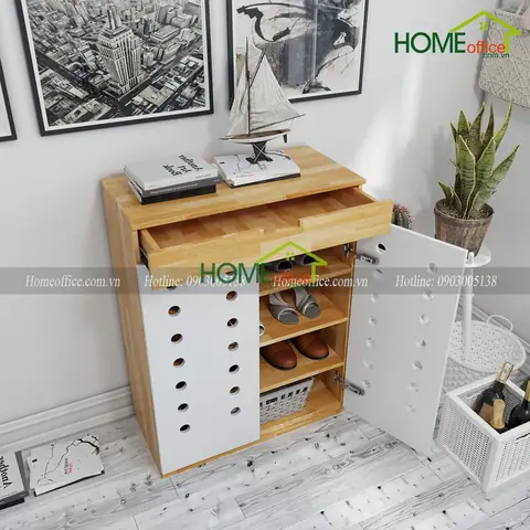 Mẫu Kệ Gỗ Để Giày Dép Hiện Đại