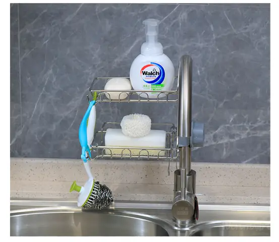 Giá Inox Treo Bồn Rửa Bát Tiện Dụng