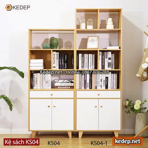 Kệ Sách Trang Trí Ks04 Kệ Sách Trang Trí Ks04
