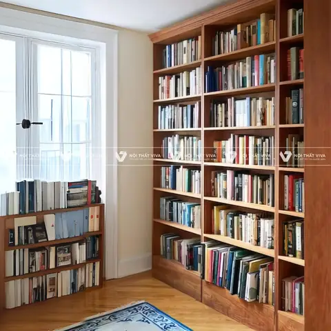 Ưu – Nhược Điểm Kệ Sách Gỗ Tự Nhiên, Đánh Giá Chi Tiết Từ Chuyên Gia Nội Thất Viva