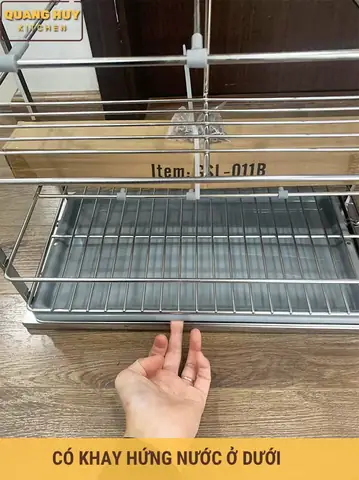 Khay Hứng Nước Và Thanh Điều Chỉnh Kích Thước Các Khoang Rất Linh Hoạt