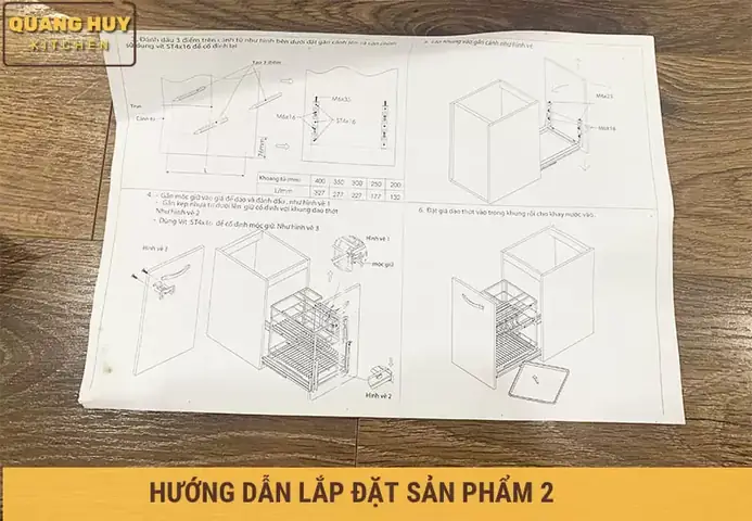 Hướng Dẫn Lắp Đặt Kệ Đựng Gia Vị Inox 304 Cho Tủ Bếp