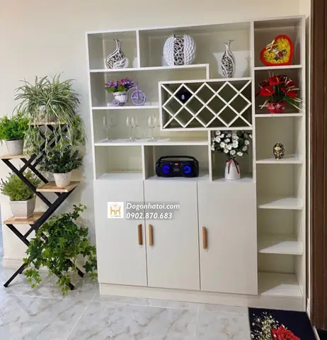 Kệ Rượu Trang Trí Phòng Khách