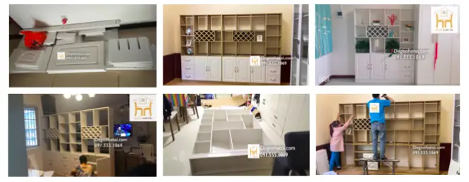 Kệ Rượu Trang Trí Phòng Khách