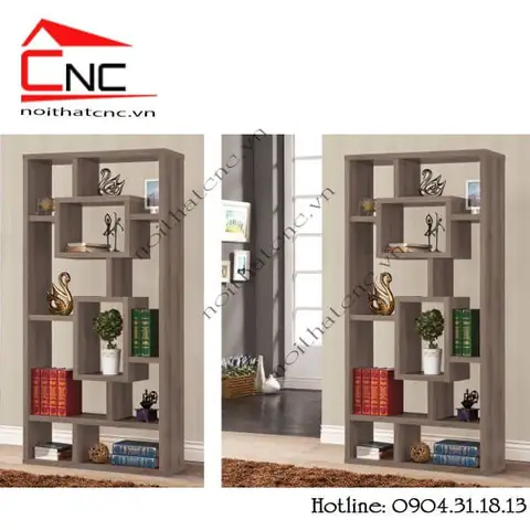 Kệ Sách Làm Vách Ngăn Đẹp Hiện Đại, Sang Trọng.