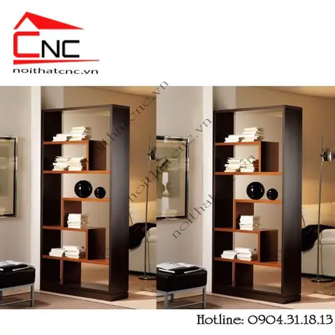 Kệ Sách Làm Vách Ngăn Đẹp Hiện Đại, Sang Trọng.