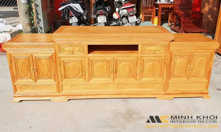 Kệ Tivi Gỗ Tự Nhiên Có Hình Thức Đẹp Kệ Tivi Gỗ Tự Nhiên Có Hình Thức Đẹp