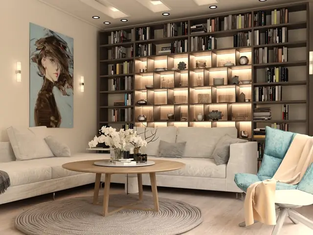 Vị Trí Bố Trí Kệ Trang Trí Phù Hợp Với Không Gian Chung