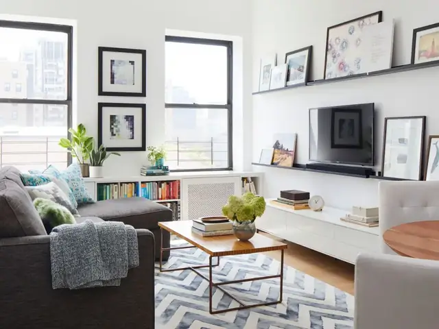 Trang Trí Phòng Khách Nhỏ 15m2 Kết Hợp Với Cây Xanh