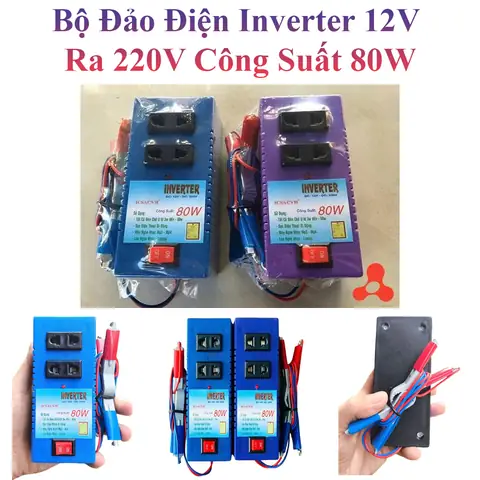 Bộ Đảo Điện Inverter 12v Ra 220v Công Suất 60w
