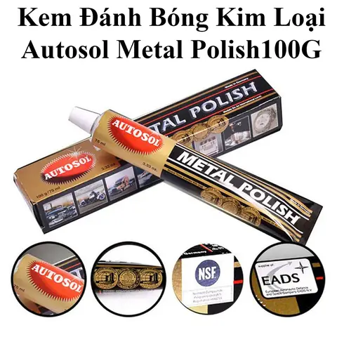 Kem Đánh Bóng Kim Loại Autosol Metal Polish 75ml 100g Made In Germany