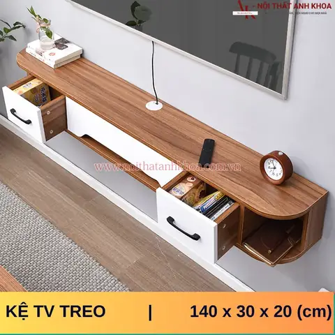 Mẫu Kệ Tivi Treo Tường Phòng Khách Hiện Đại Giá Rẻ