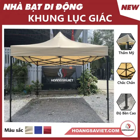 Đặc Điểm Cấu Tạo Của Nhà Bạt Lắp Ghép Di Động 3x4.5m (chân Thép)