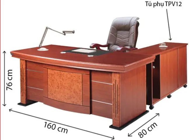 Tiêu Chuẩn Về Kích Thước Bàn Làm Việc Dành Riêng Cho Giám Đốc