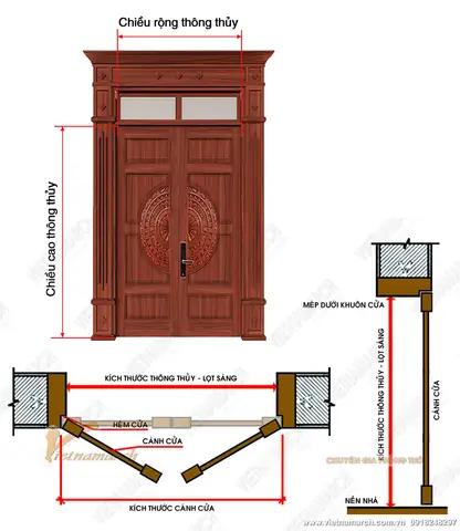 Lưu Ý Khi Lựa Chọn Kích Thước Cửa Phòng Thờ Lưu Ý Khi Lựa Chọn Kích Thước Cửa Phòng Thờ
