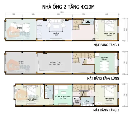 Kiến Trúc Nhà Ống 2 Tầng: Hướng Dẫn Thiết Kế Tối Ưu Mọi Không Gian