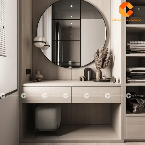 Bàn Trang Điểm Là Một Sản Phẩm Nội Thất Không Thể Thiếu Đối Với Các Chị Em Phụ Nữ,