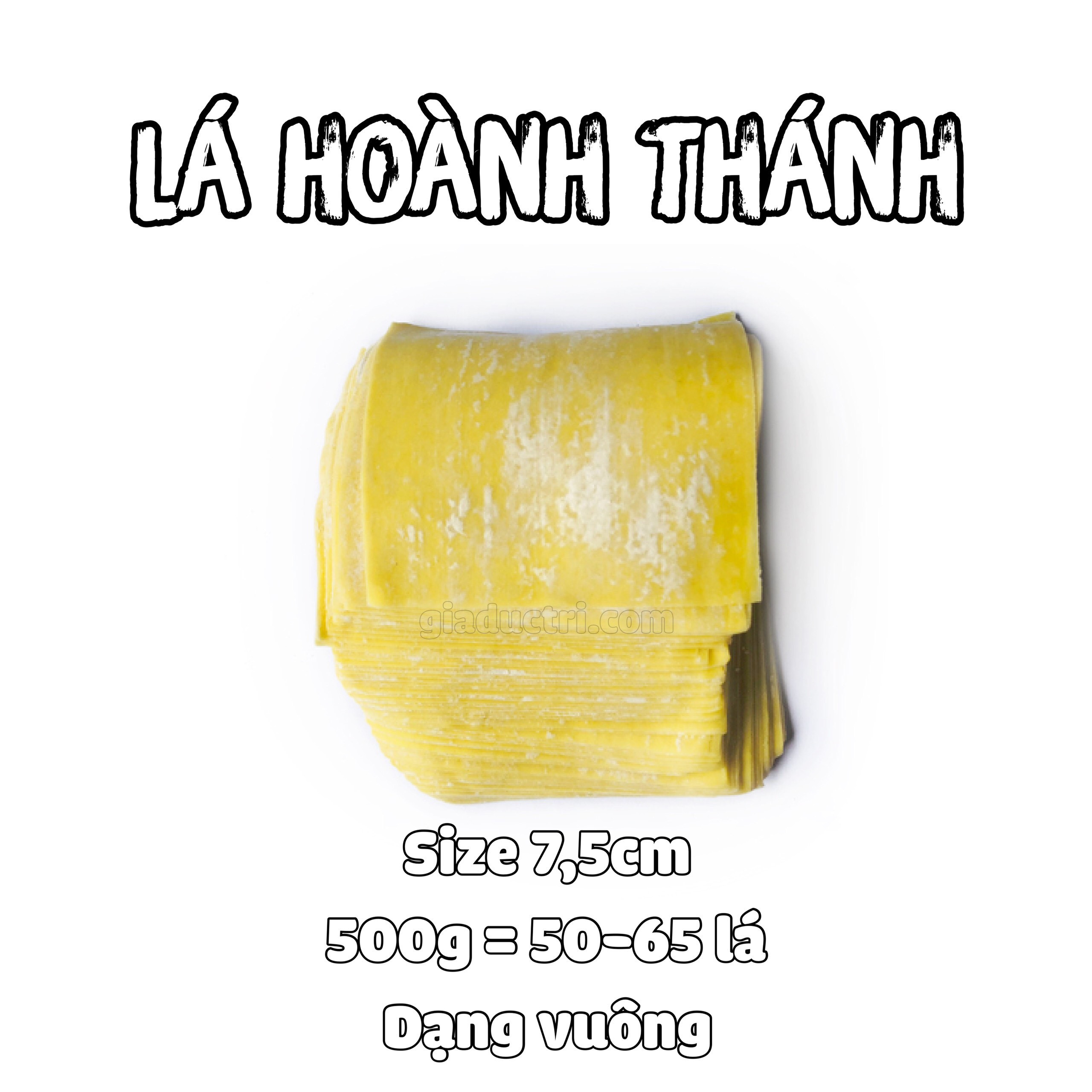 lá hoành thánh tươi ngon được làm từ trứng tươi và bột mì chất lượng