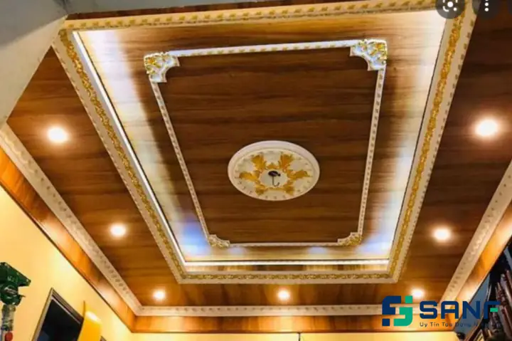 Mẫu Trần Thả Nhựa Vân Gỗ Mẫu Trần Thả Nhựa Vân Gỗ