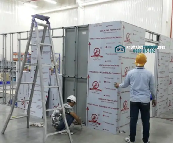Hướng Dẫn Làm Vách Ngăn Phòng Bằng Tấm Alu