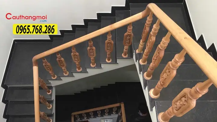 Top 50 Mẫu Lan Can Cầu Thang Gỗ Đẹp, Giá Rẻ Nhất 2023