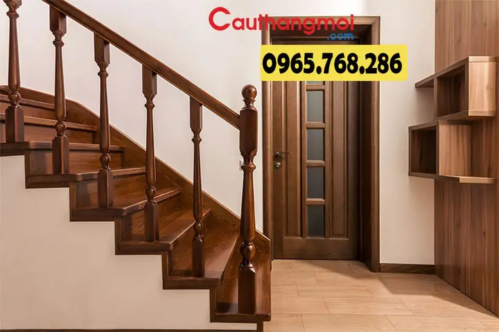 Top 50 Mẫu Lan Can Cầu Thang Gỗ Đẹp, Giá Rẻ Nhất 2023