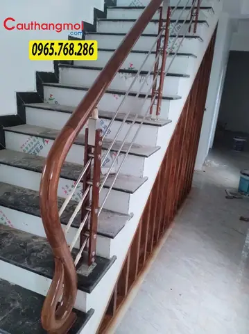 Top 50 Mẫu Lan Can Cầu Thang Gỗ Đẹp, Giá Rẻ Nhất 2023