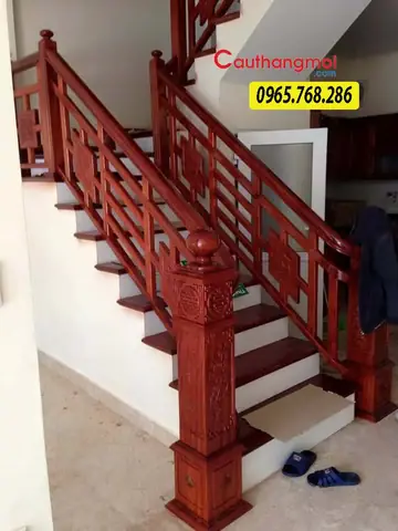 Top 50 Mẫu Lan Can Cầu Thang Gỗ Đẹp, Giá Rẻ Nhất 2023