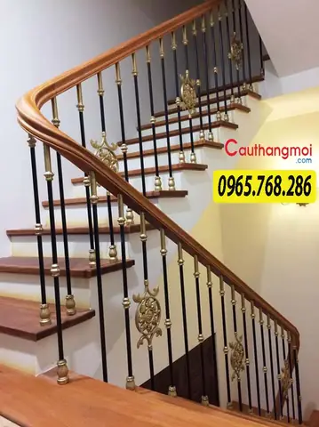 Top 50 Mẫu Lan Can Cầu Thang Gỗ Đẹp, Giá Rẻ Nhất 2023