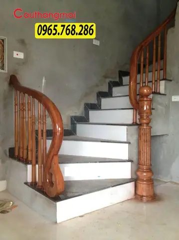 Top 50 Mẫu Lan Can Cầu Thang Gỗ Đẹp, Giá Rẻ Nhất 2023