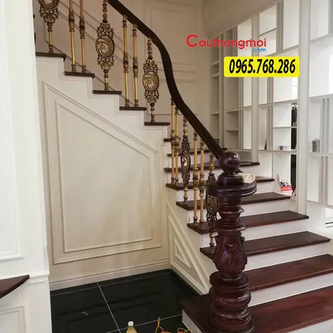 Top 50 Mẫu Lan Can Cầu Thang Gỗ Đẹp, Giá Rẻ Nhất 2023